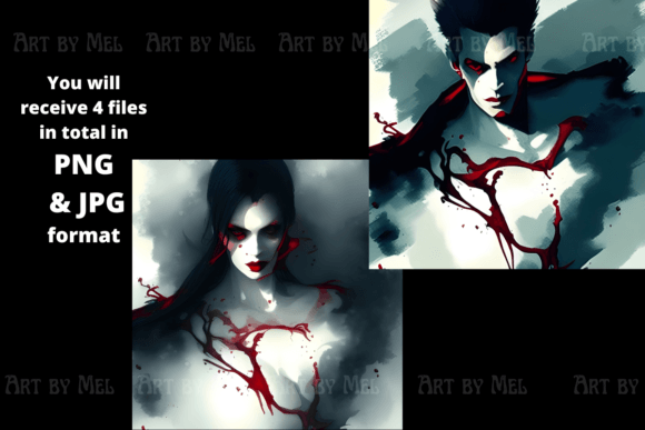 Download Male and Female Vampire Graphics - Vampire graphics Collection