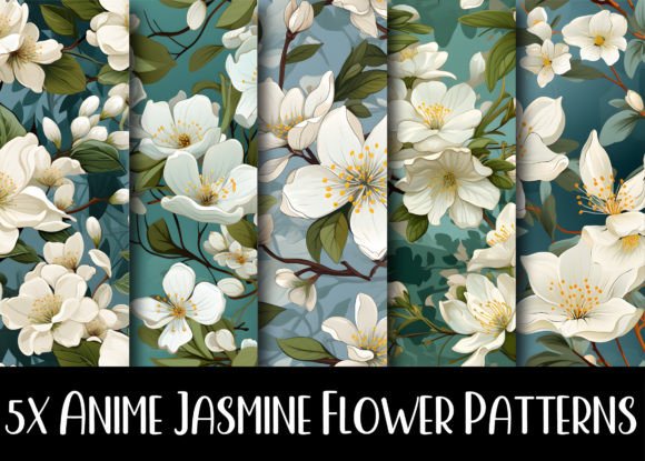 Download Anime Jasmine Flower Patterns Collection - Flower Collection