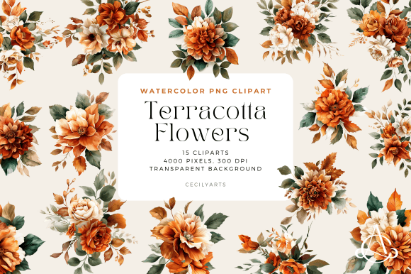 Download Terracotta Flowers Cliparts - Flower Collection