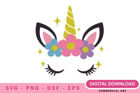 Download Cute Magical Unicorn Clipart for Kids - Magical Collection