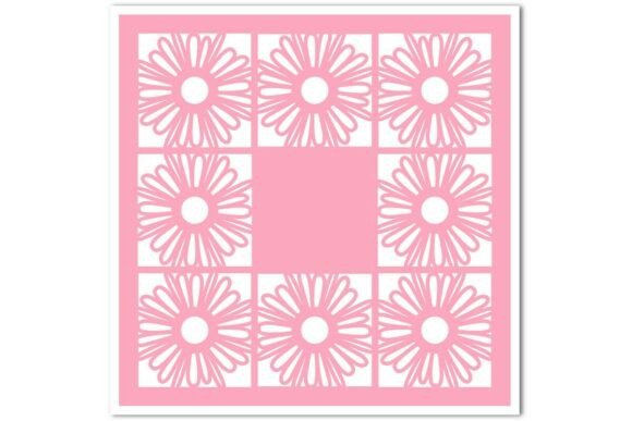 Download Flowers Cut out Square Background Border - Flower Collection